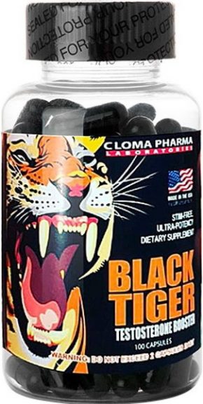 Трибулус Cloma Pharma BLACK TIGER 100 капсул