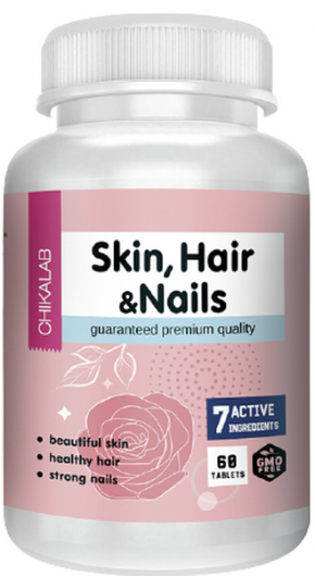 Chikalab Skin, Hair & Nails 60 капсул