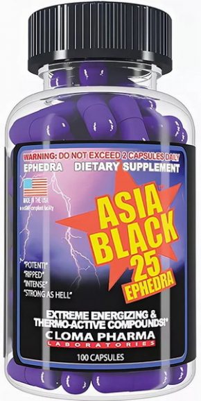 Жиросжигатель Cloma Pharma Asia Black 25 100 капсул