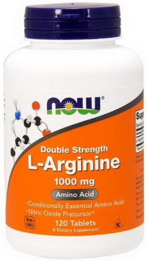 Now Foods L-Arginine 1000 мг 120 капсул