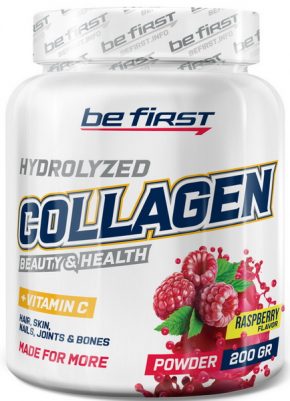 Коллаген Be First Collagen+vitamin C powder 200 гр