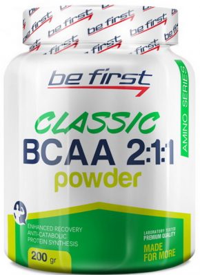 Be First Classic Powder 2:1:1 BCAA  200 гр