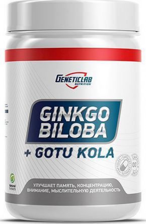 Geneticlab Ginkgo Biloba 120 мг 60 капсул