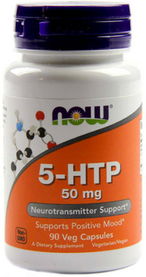 NOW 5-HTP 50 мг 90 капсул